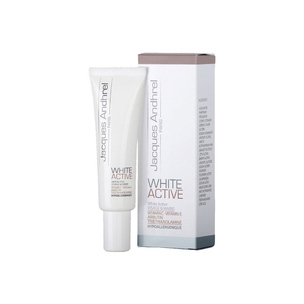 کرم ضد لک و روشن کننده WHITE ACTIVE ژاک آندرل Jacques Andhrel